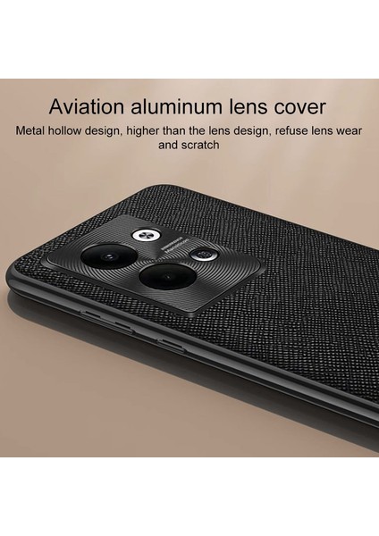 Oppo Reno9 Pro+ Için Çapraz Dokulu Pu Telefon Kılıfı (Yurt Dışından) modelleri