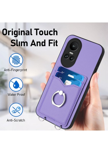 Oppo RENO10 Için R20 Yüzüklü Kart Tutucu Kılıf (Yurt Dışından) indirimleri