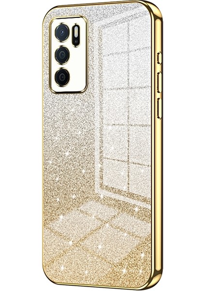 Oppo A16 / A16S / A54S Için Parıltılı Toz Kılıf (Yurt Dışından)