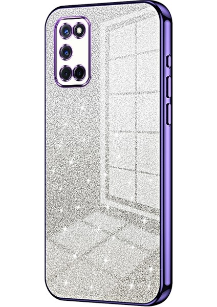 Oppo A52 / A72 / A92 Için Parıltılı Toz Kılıf (Yurt Dışından)