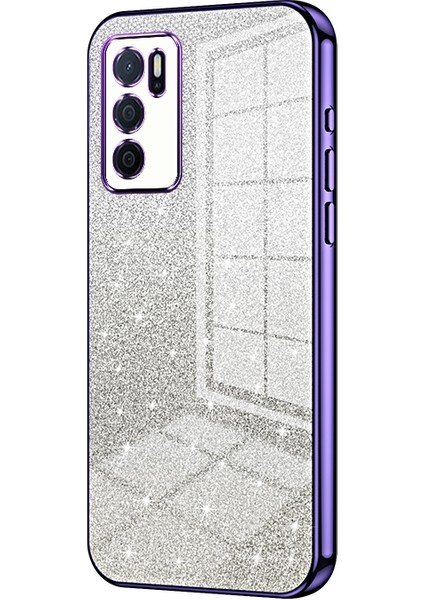 Oppo A16 / A16S / A54S Için Parıltılı Toz Kılıf (Yurt Dışından)