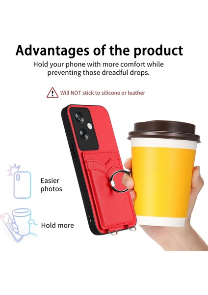 Oppo A79 5g Global Için R20 Halkalı Kart Tutucu Kılıf (Yurt Dışından) modelleri