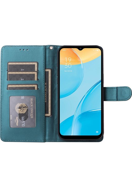Oppo A15 / A15S Için Deri Çevirmeli Telefon Kılıfı (Yurt Dışından) fırsatları
