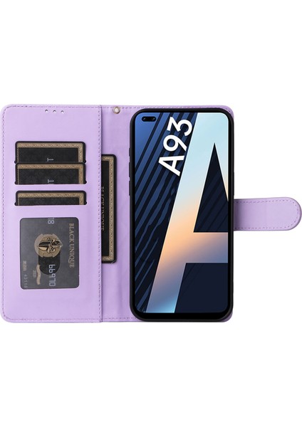 Oppo A93 4g / F17 Pro Için Deri Çevirmeli Telefon Kılıfı (Yurt Dışından) fırsatları