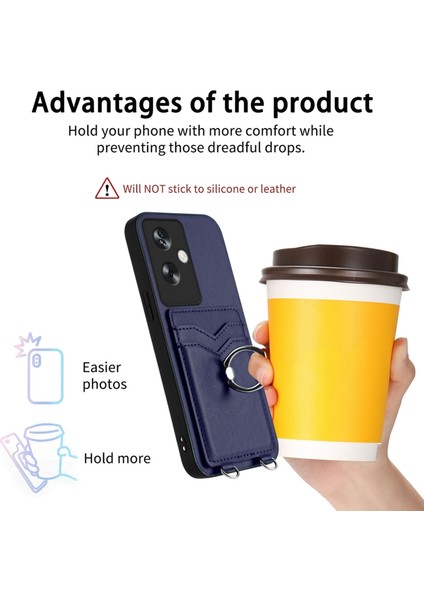 Oppo A79 5g Global Için R20 Halkalı Kart Tutucu Kılıf (Yurt Dışından) modelleri