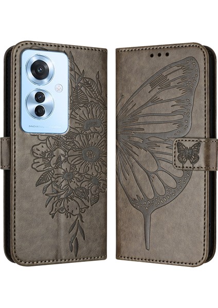 Oppo F25 Pro 5g Hindistan Için Kabartmalı Pu Kılıf (Yurt Dışından)