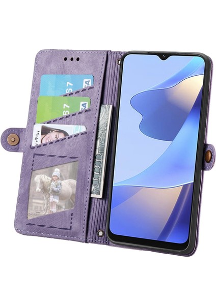 Oppo Reno8 Pro 5g Için Geometrik Fermuarlı Deri Kılıf (Yurt Dışından) modelleri