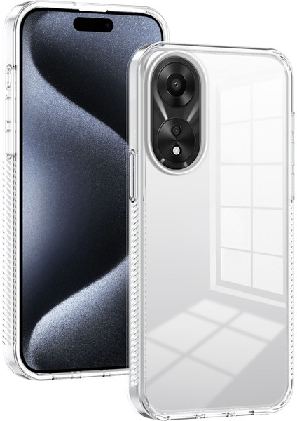 Oppo A78 5g Için Akrilik Hibrit Tpu Telefon Kılıfı (Yurt Dışından)