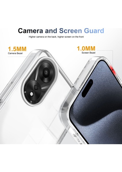 Oppo A78 5g Için Akrilik Hibrit Tpu Telefon Kılıfı (Yurt Dışından) fiyatları