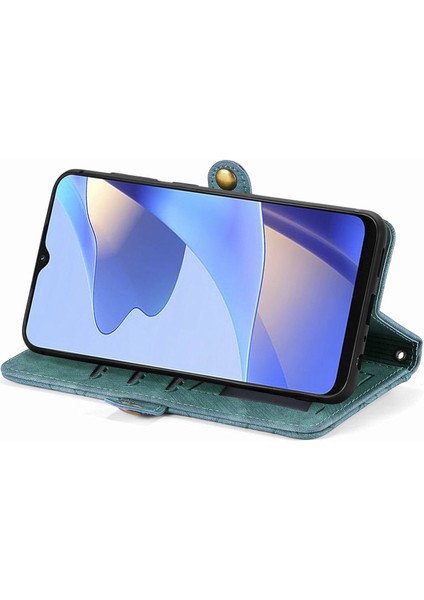 Oppo Reno6 Z Için Geometrik Fermuarlı Deri Kılıf (Yurt Dışından) fırsatları