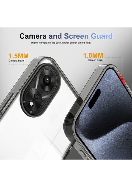 Oppo A78 5g Için Akrilik Hibrit Tpu Telefon Kılıfı (Yurt Dışından) fiyatları