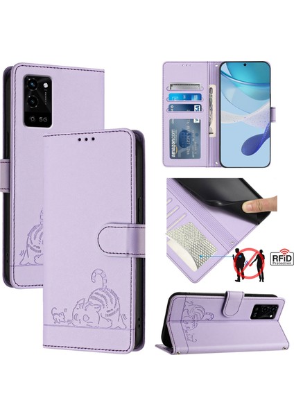 Oppo A16 / A16S / A55S 5g Için Kedi Sıçan Desenli Kılıf (Yurt Dışından)