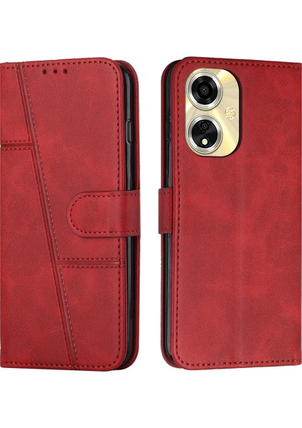Oppo A59 5g Için Dikişli Buzağı Kılıfı (Yurt Dışından)