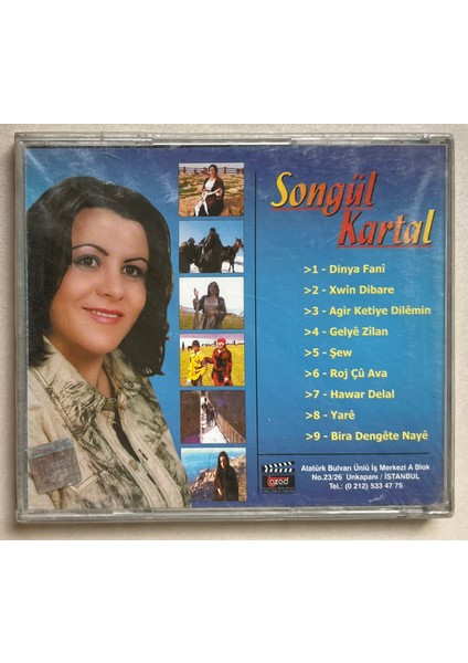 Songül Kartal Bira Dengete Naye Kürtçe CD (Jelatininde Orjnal Dönem Baskı Cd)