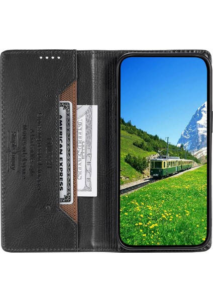 Samsung Galaxy M55 5g / F55 5g Deri Cüzdan Telefon Kılıfı (Yurt Dışından) indirimleri