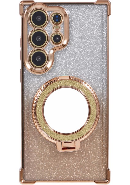 Samsung Galaxy S24 Ultra Glitter Tpu Telefon Kılıfı, Çubuğu Aynalı (Yurt Dışından)