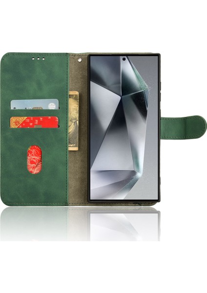 Samsung Galaxy S24 Ultra Kabuk Deri Cilt Dokunma Duygusu Telefon Kapağı (Yurt Dışından)