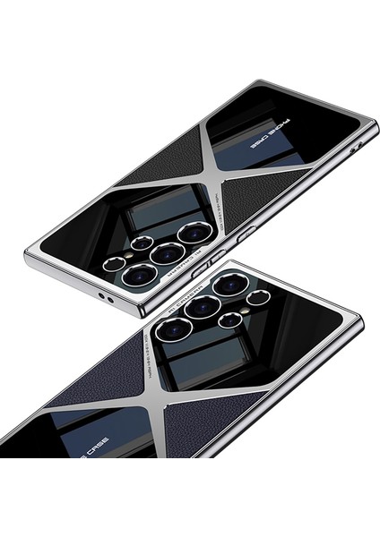 Samsung Galaxy S24 Ultra Galvanik Pu Deri + Pc Telefon Kapağı (Yurt Dışından) fiyatları
