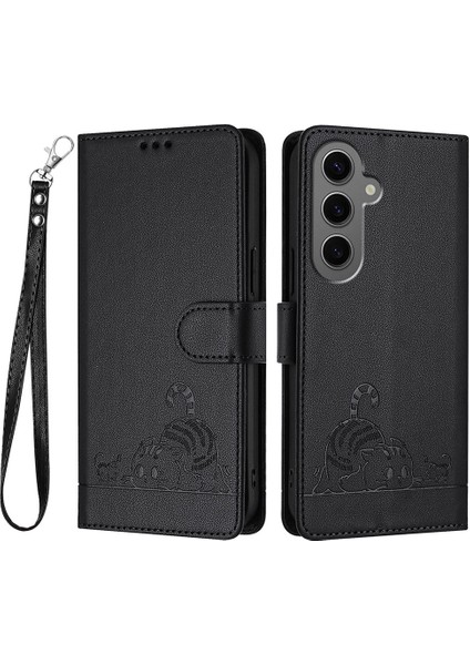 Samsung Galaxy S24 Plus Cüzdan Deri Telefon Kılıfı (Yurt Dışından)