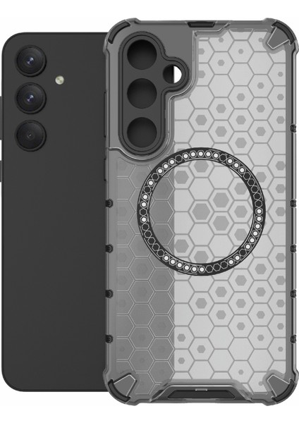 Samsung Galaxy A55 5g Isı Dağıtımı Tpu + Pc Manyetik Telefon Kapağı (Yurt Dışından) modelleri