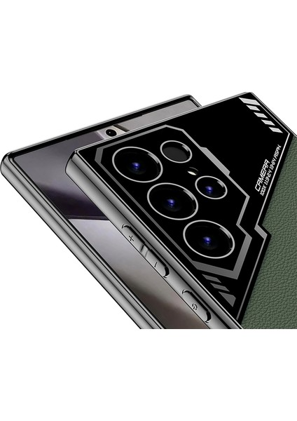 Samsung Galaxy S24 Ultra Çizilmez Deri + Sert Pc Arka Kapak (Yurt Dışından)