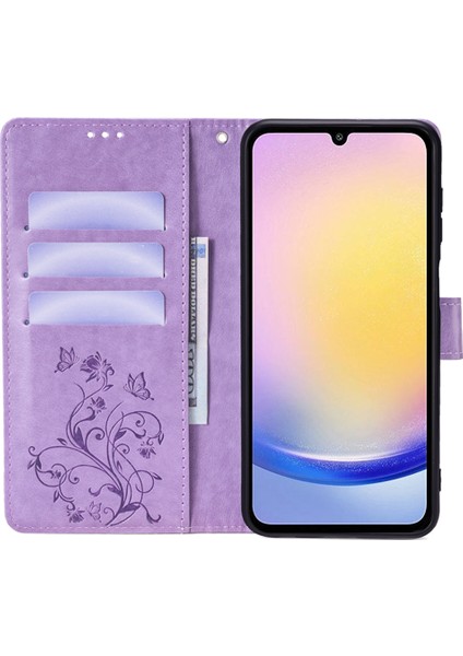 Samsung Galaxy A25 5g Pu Deri Telefon Folyo Kapağı (Yurt Dışından)