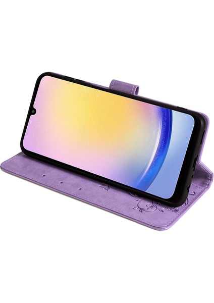 Samsung Galaxy A25 5g Pu Deri Telefon Folyo Kapağı (Yurt Dışından)