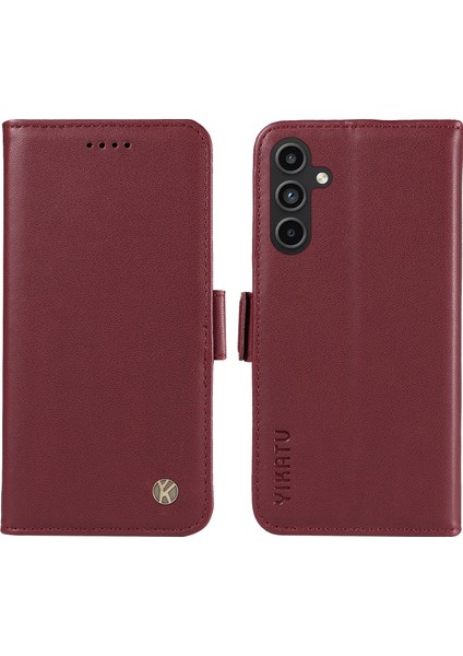 Samsung Galaxy A15 4g Deri Cüzdan Kart Yuvaları Telefon Kılıfı (Yurt Dışından)