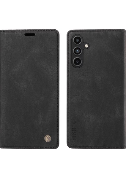 Samsung Galaxy A15 Pu Deri Manyetik Kapatma Koruyucu Çevirmeli Telefon Kapağı (Yurt Dışından)