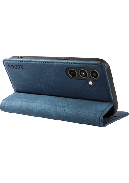 Samsung Galaxy A15 Pu Deri Manyetik Kapatma Koruyucu Çevirmeli Telefon Kapağı (Yurt Dışından)