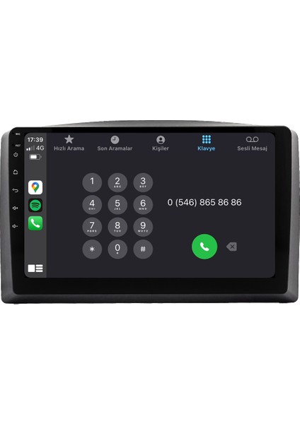 Mercedes Vito (2018-2024) Android 14 Multimedya Carplay 8 GB Ram / 128 GB Hafız CRV-4344XAA