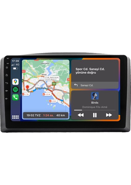 Mercedes Vito (2018-2024) Android 14 Multimedya Carplay 8 GB Ram / 128 GB Hafız CRV-4344XAA
