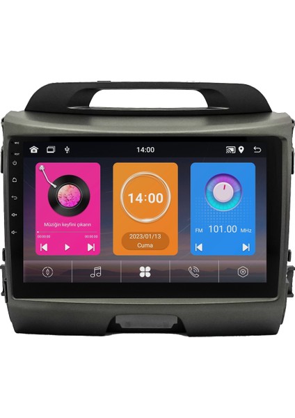 Kia Sportage (2011-2015) Android 14 Multimedya Carplay 10 Inch 8 GB Ram / 128 GB Hafıza CRV-4315XAA