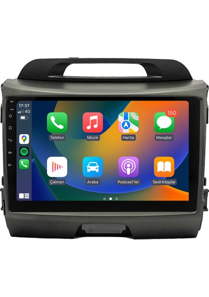 Kia Sportage (2011-2015) Android 14 Multimedya Carplay 10 Inch 8 GB Ram / 128 GB Hafıza CRV-4315XAA