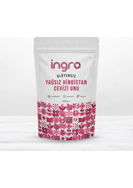 Ingro Glutensiz Yağsız Hindistan Cevizi Unu 10000 G