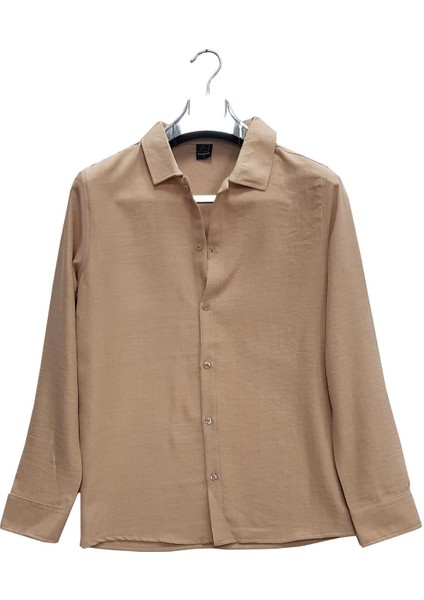 Beleshing Erkek Pamuklu Yazlık Uzun Kollu GÖMLEK-6641