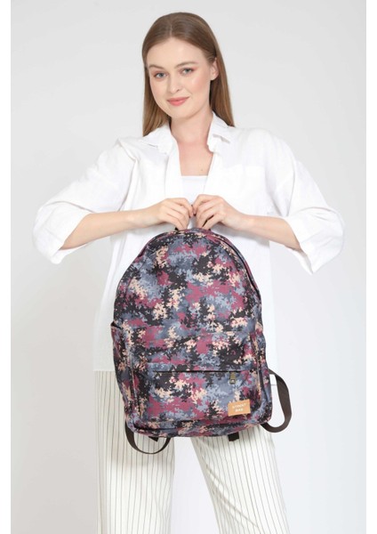 Piksel Kamuflaj Desenli Su Geçirmez Sırt Çantası Günlük Okul Seyahat Kamp Kullanım modelleri