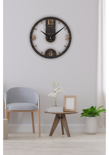 Ahşap Sessiz Duvar Saati, Modern Duvar Saati, Oturma Odası Duvar Saati, Mutfak Duvar Saati, Ahşap Mdf Duvar Saati, 42CM-50CM-60CM indirimleri