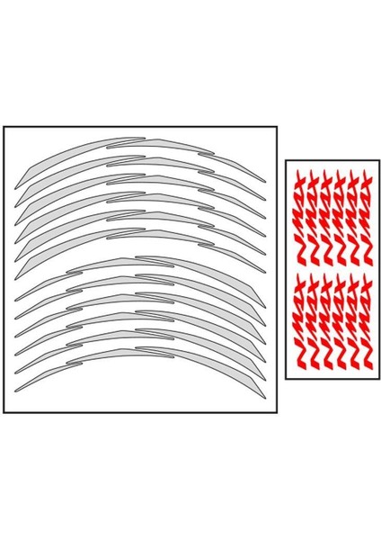 Reflektör Beyaz Iıı Yamaha Nmax Uyumlu Jant Şeridi
