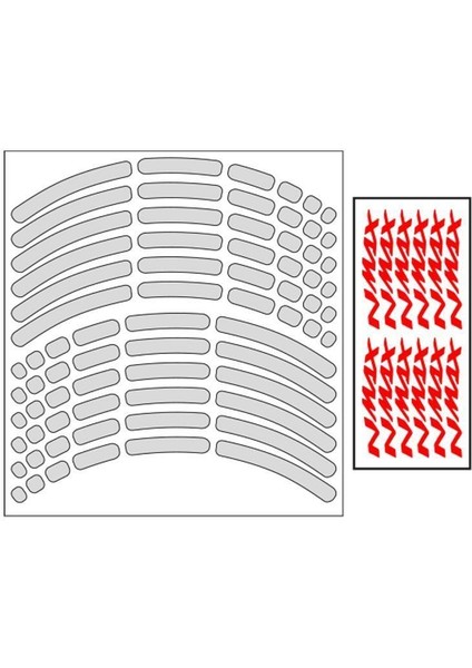 Reflektör Beyaz I Yamaha Nmax Uyumlu Jant Şeridi