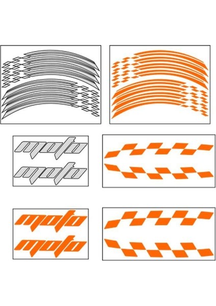Florasan Turuncu Racing Şerit 3