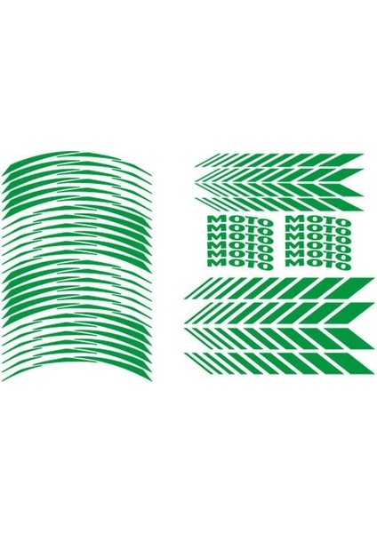 Reflektör Yeşil Universal Racing Şerit