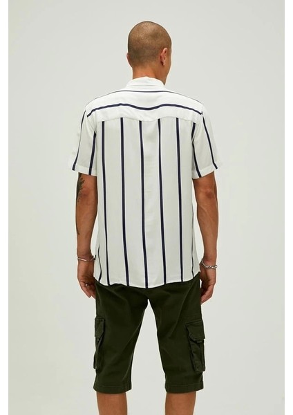 Sergio Kırık Beyaz Erkek Kısa Kollu Gömlek fiyatları