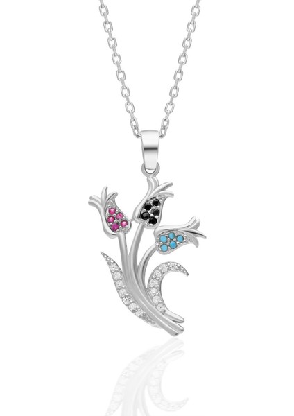 Lale Desenli Kolye fiyatları