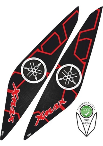 YAMAHA Yamaha Xmax 2018 - 2022 Uyumlu Far Pad 009