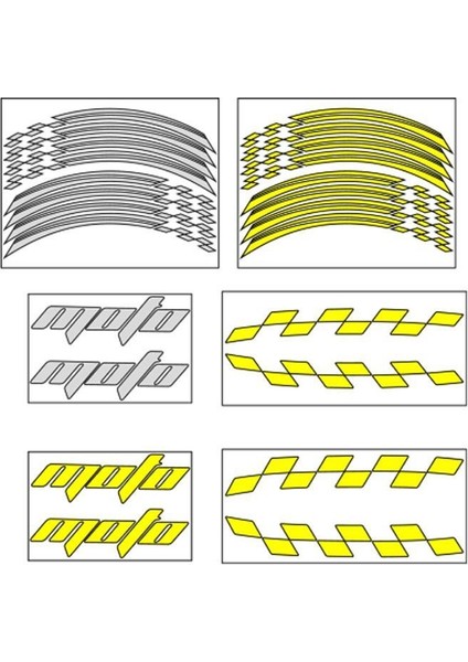 Florasan Sarı Racing Şerit 3