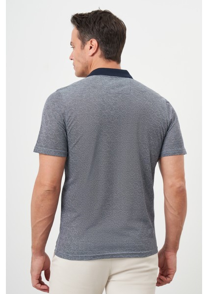 Erkek Lacivert Trend Cepli Polo Yaka T-Shirt indirimleri