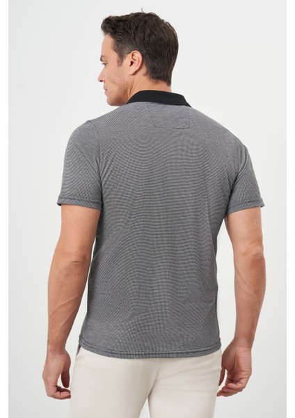 Erkek Siyah Trend Cepli Polo Yaka T-Shirt indirimleri