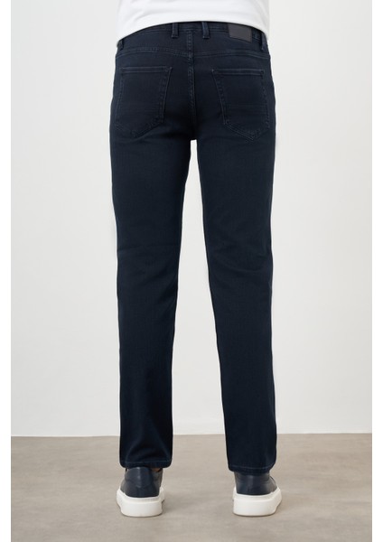 Erkek Lacivert Denim 5 Cep Dynamic Fit Jean Kot Pantolon modelleri