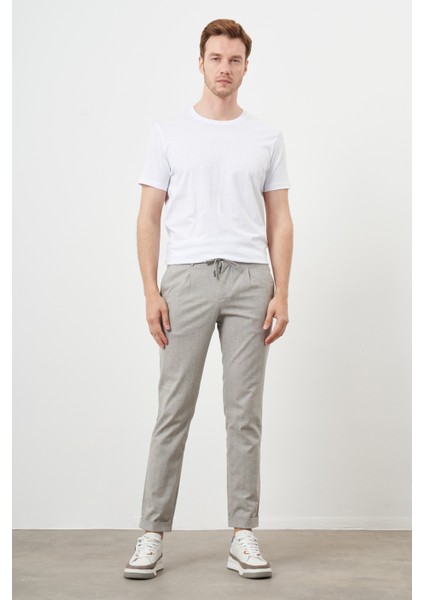 Erkek Yeşil Pamuk Keten Trend Ipli Jogger Slim Fit Spor Pantolon indirimleri
